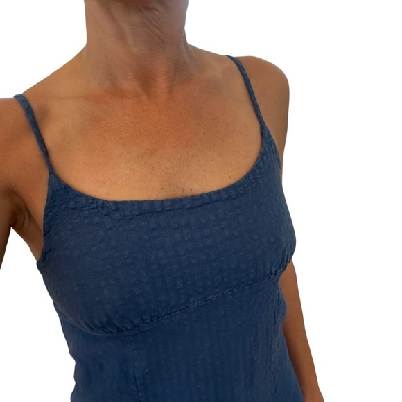 Casual Blue Spaghetti Strap Dress Small - Picture 4 of 10